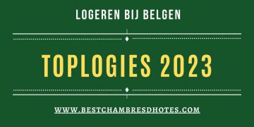 Vakantiegangers kiezen B&B van het jaar uit de Logeren bij Belgen gidsen/Les tops des B&B's de Loger chez des Belges  selon les vacanciers